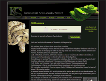 Tablet Screenshot of kowalskis-schlangenzucht.de